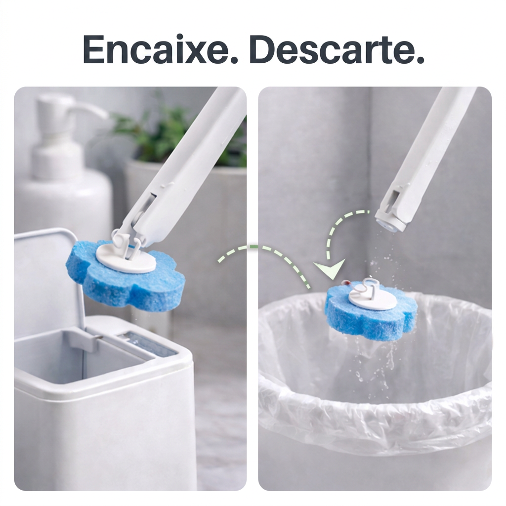 Encaixe. Descarte.